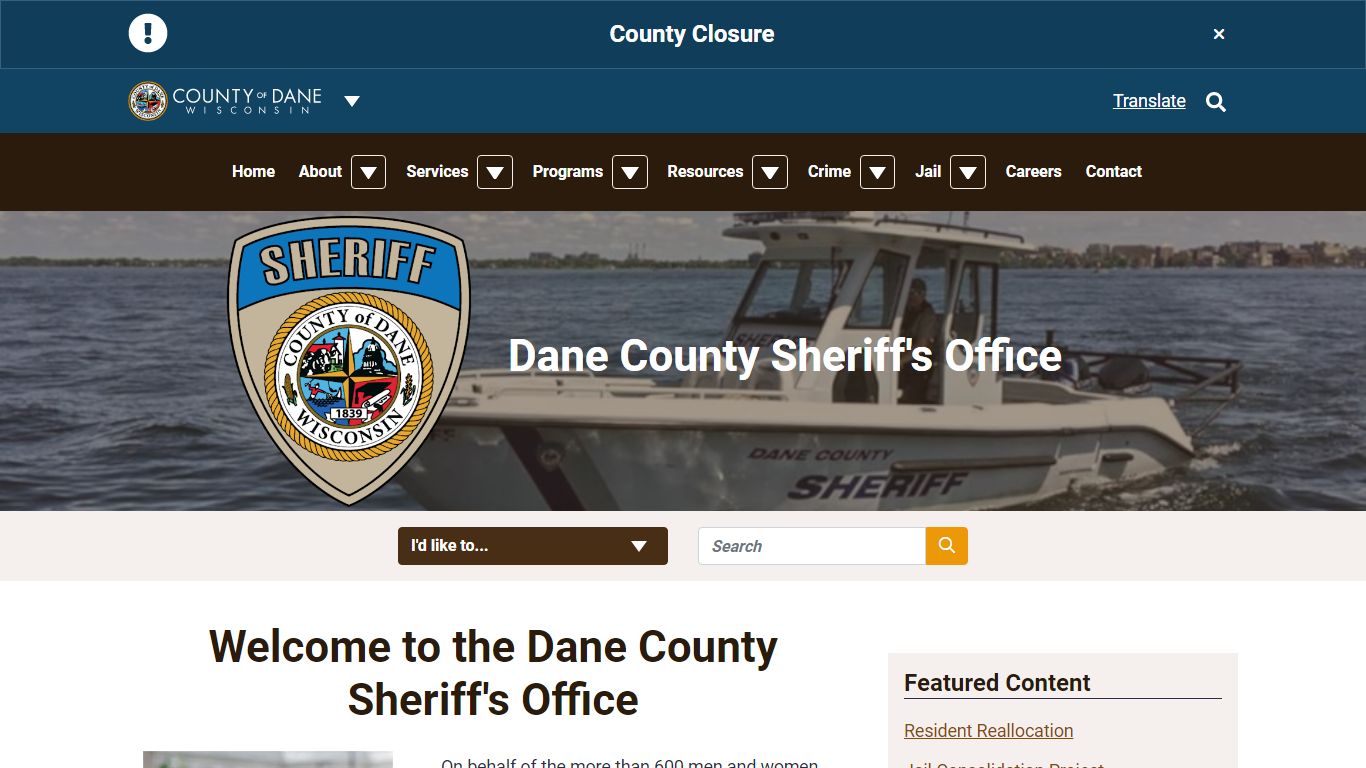 Home Page | Dane County Sheriff's Office